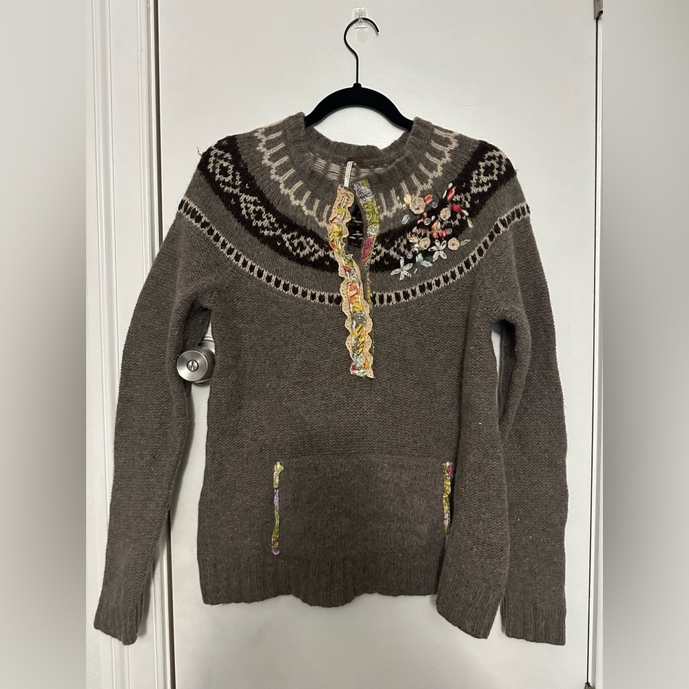 Free People Wool Sweater